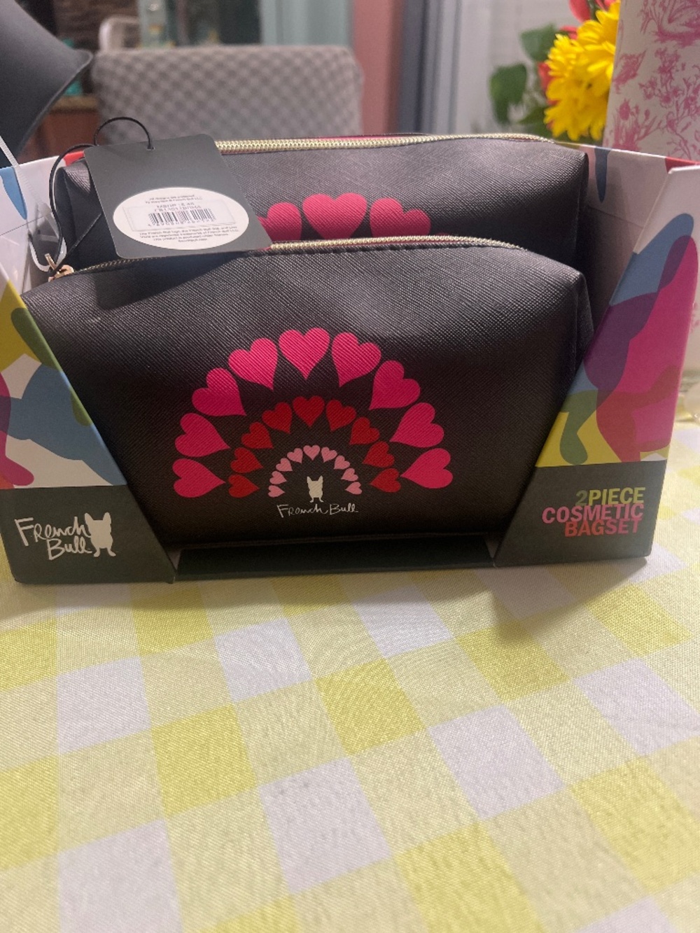 French Bull 2-Piece Cosmetic Bag